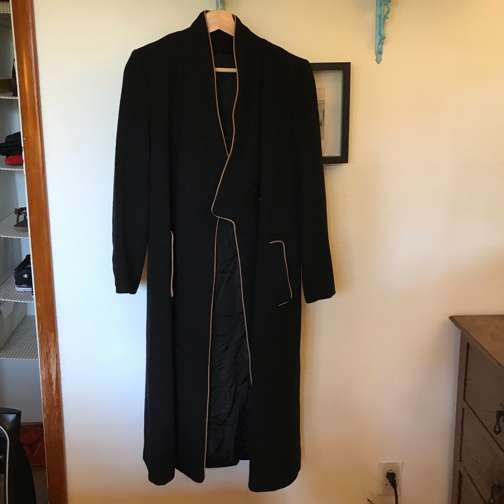 Breatan calf length wool winter coat